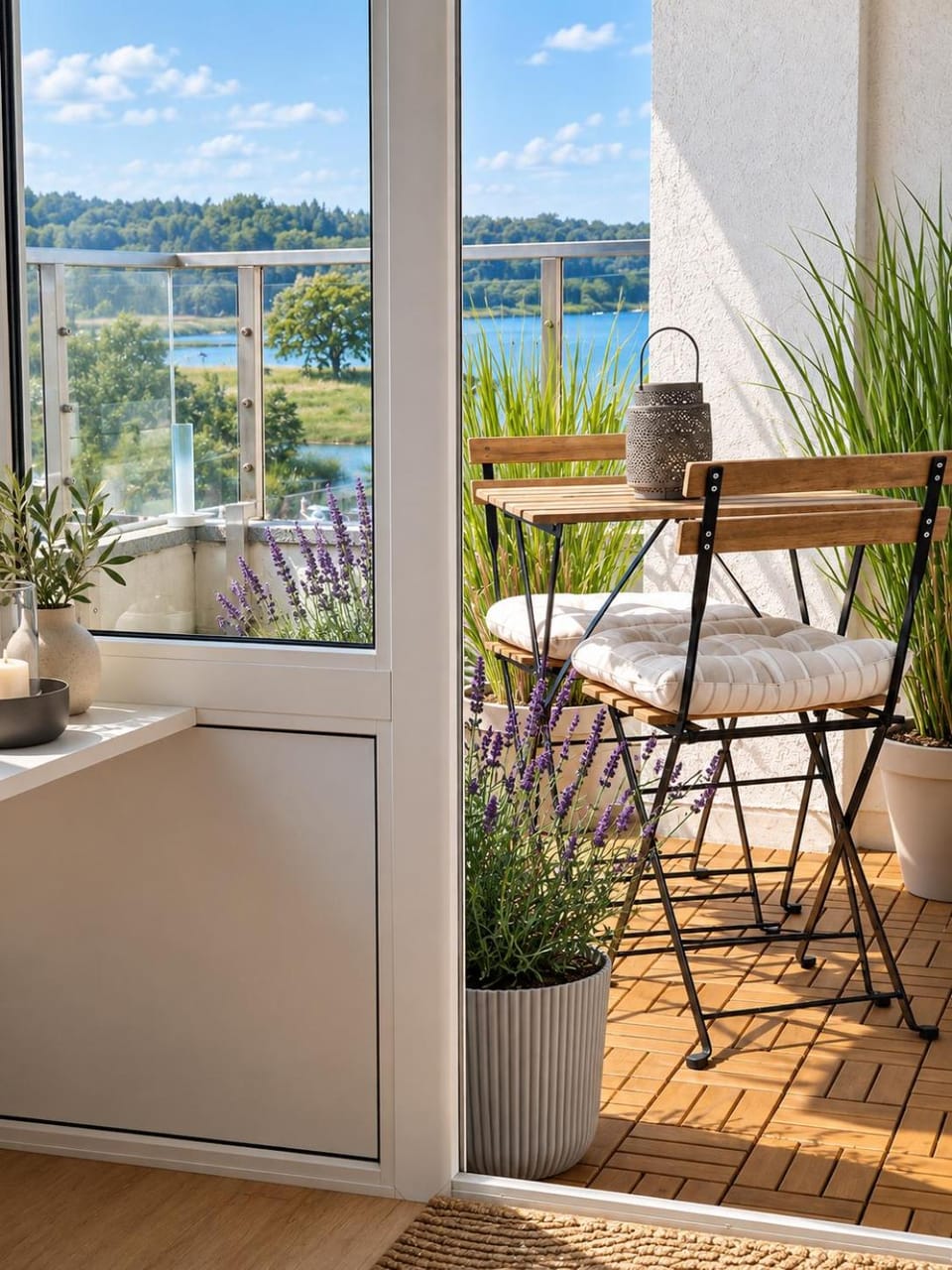 Strandhafer-Balkon mit Meerblick- 2 Min zum Strand Apartment in Glücksburg
