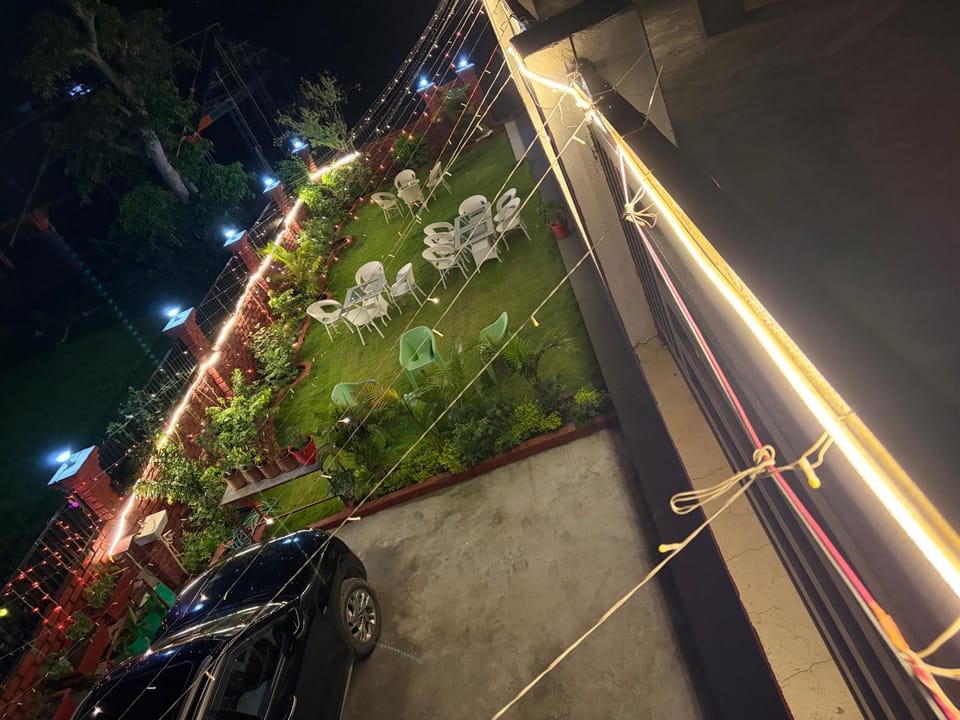 Property building, Garden view