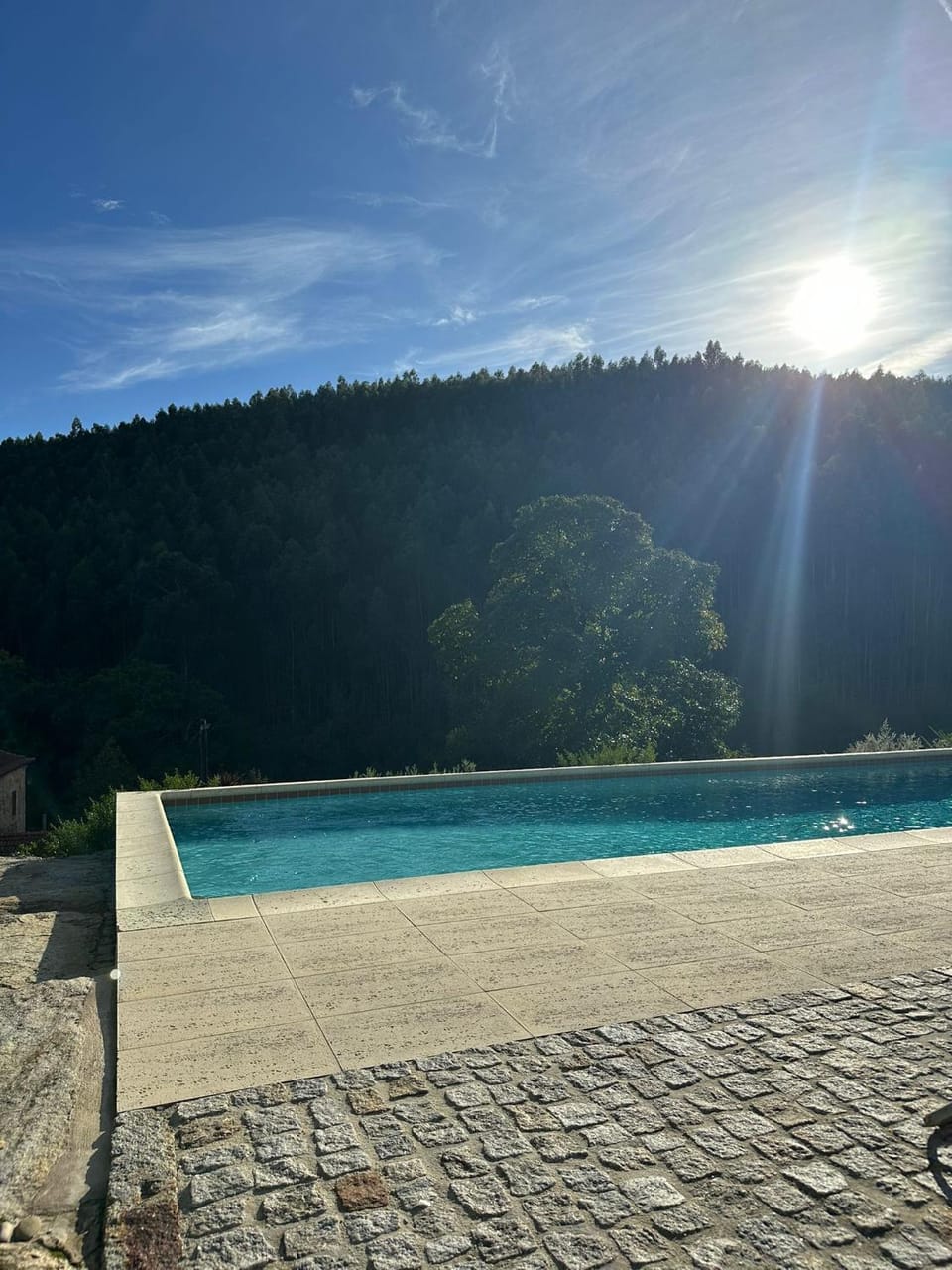 Natural landscape, Mountain view, Pool view, sunbed