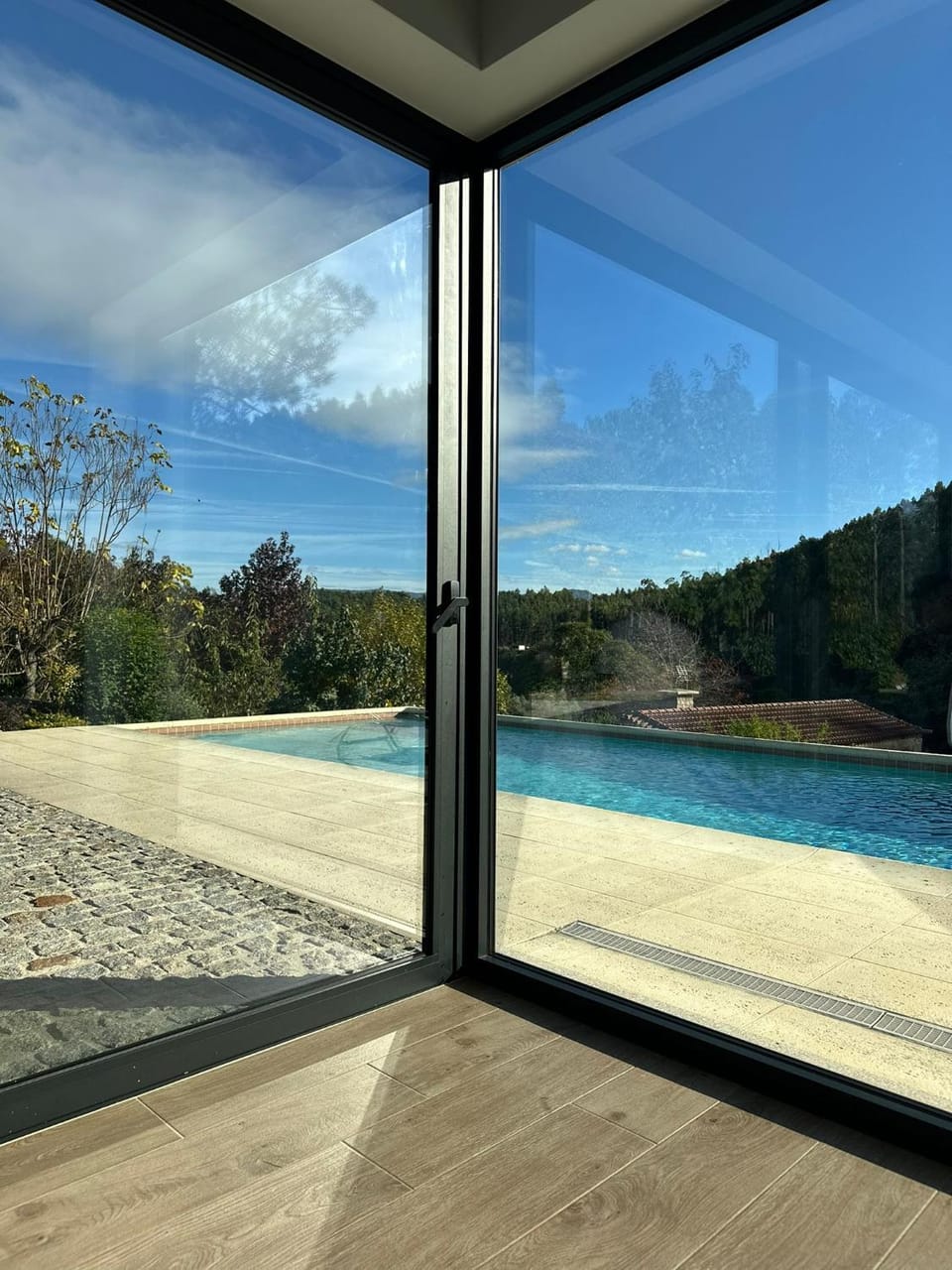Natural landscape, Mountain view, Pool view