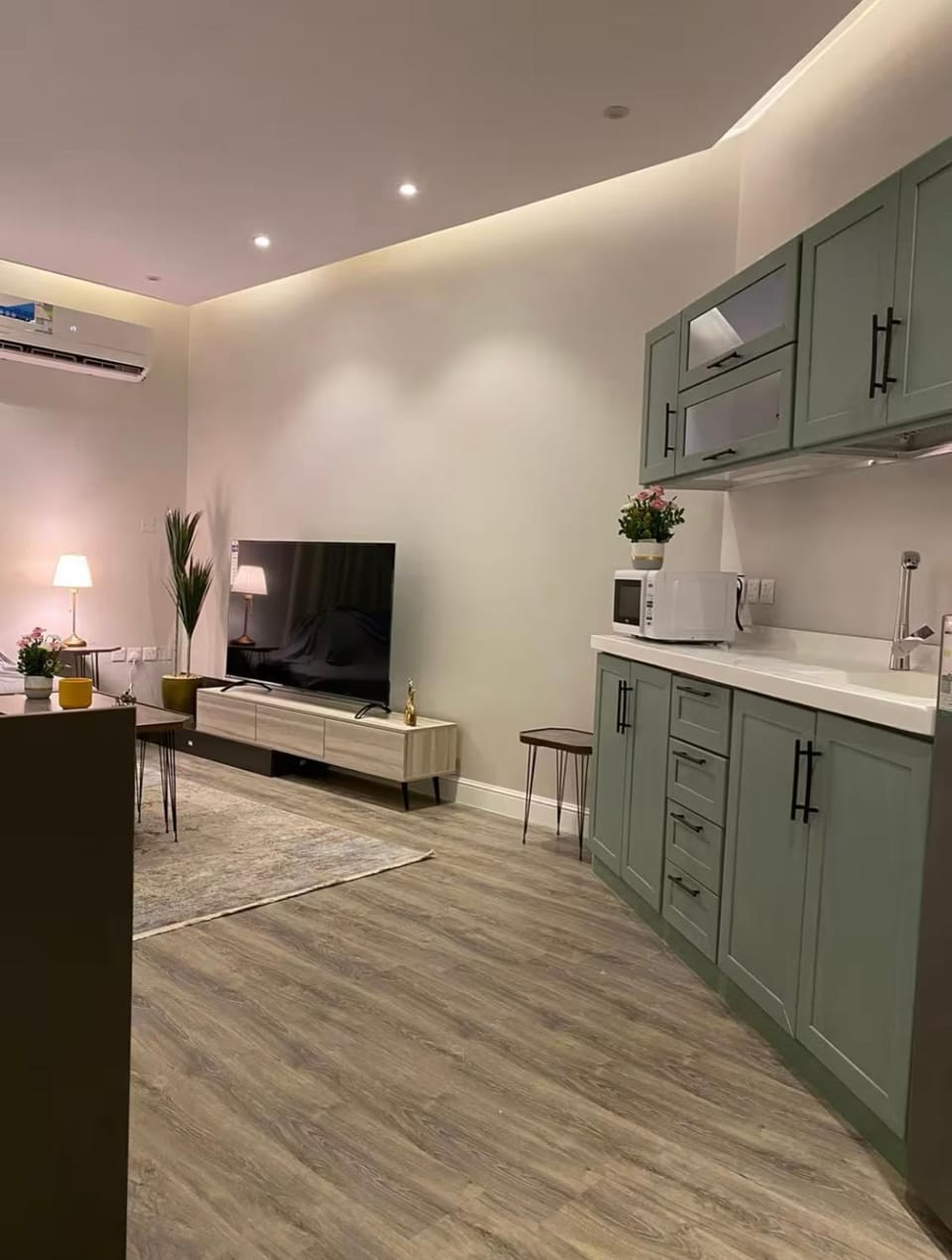 غرفتين مودرن خلف البوليفارد b2 Apartment in Riyadh