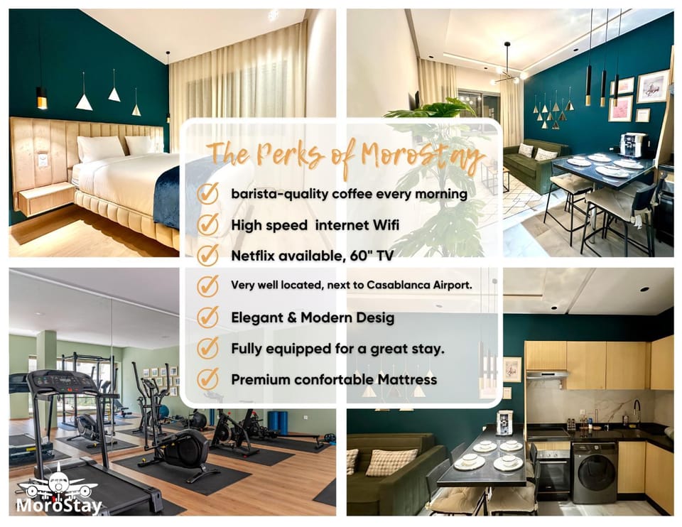 CosmoStay Airport Casablanca Appart Apartment in Casablanca-Settat