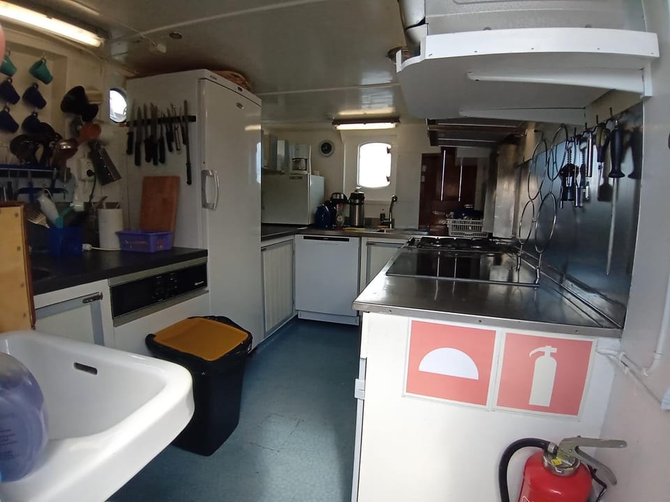Segelfartyget Libelle Docked boat in Sweden
