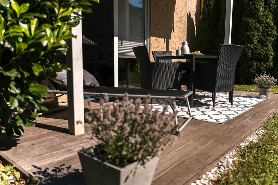 Garden, Balcony/Terrace, Dining area, Garden view