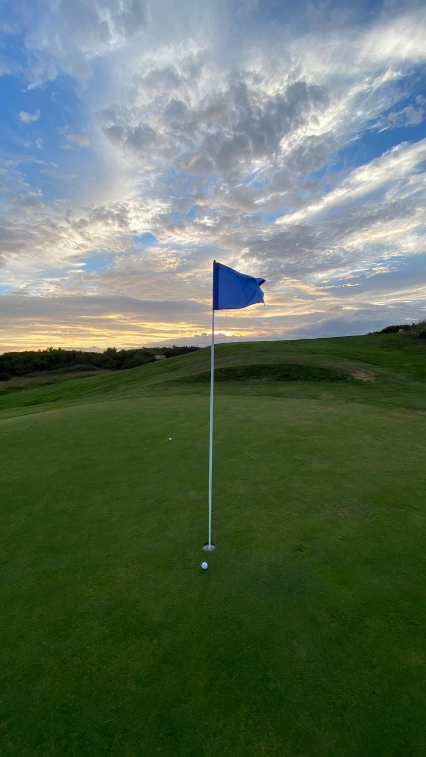 Golfcourse, Sunset