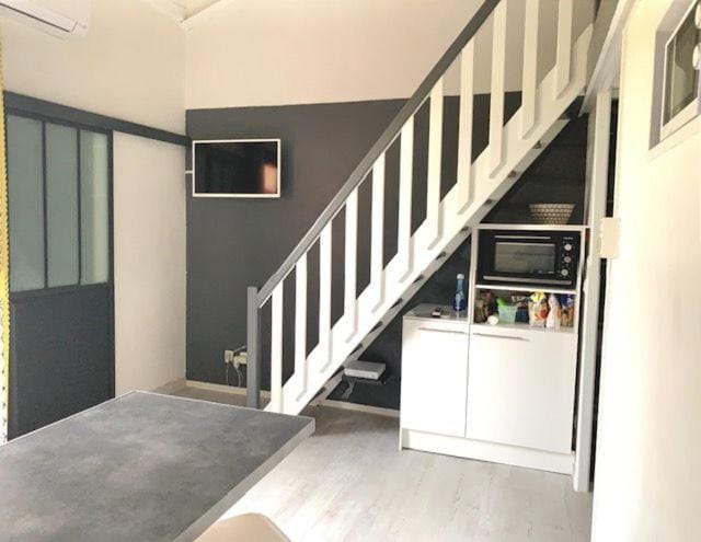 Cosy duplex de 35m2, à 7' à pied de la plage et du centre, wifi, clim, parking privé, piscines Apartment in Canet-en-Roussillon