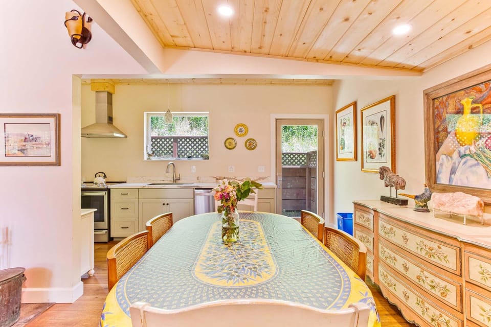 Modern Cabin Retreat with Swim Spa Hot Tub and Air Conditioning Cabin in Russian River
