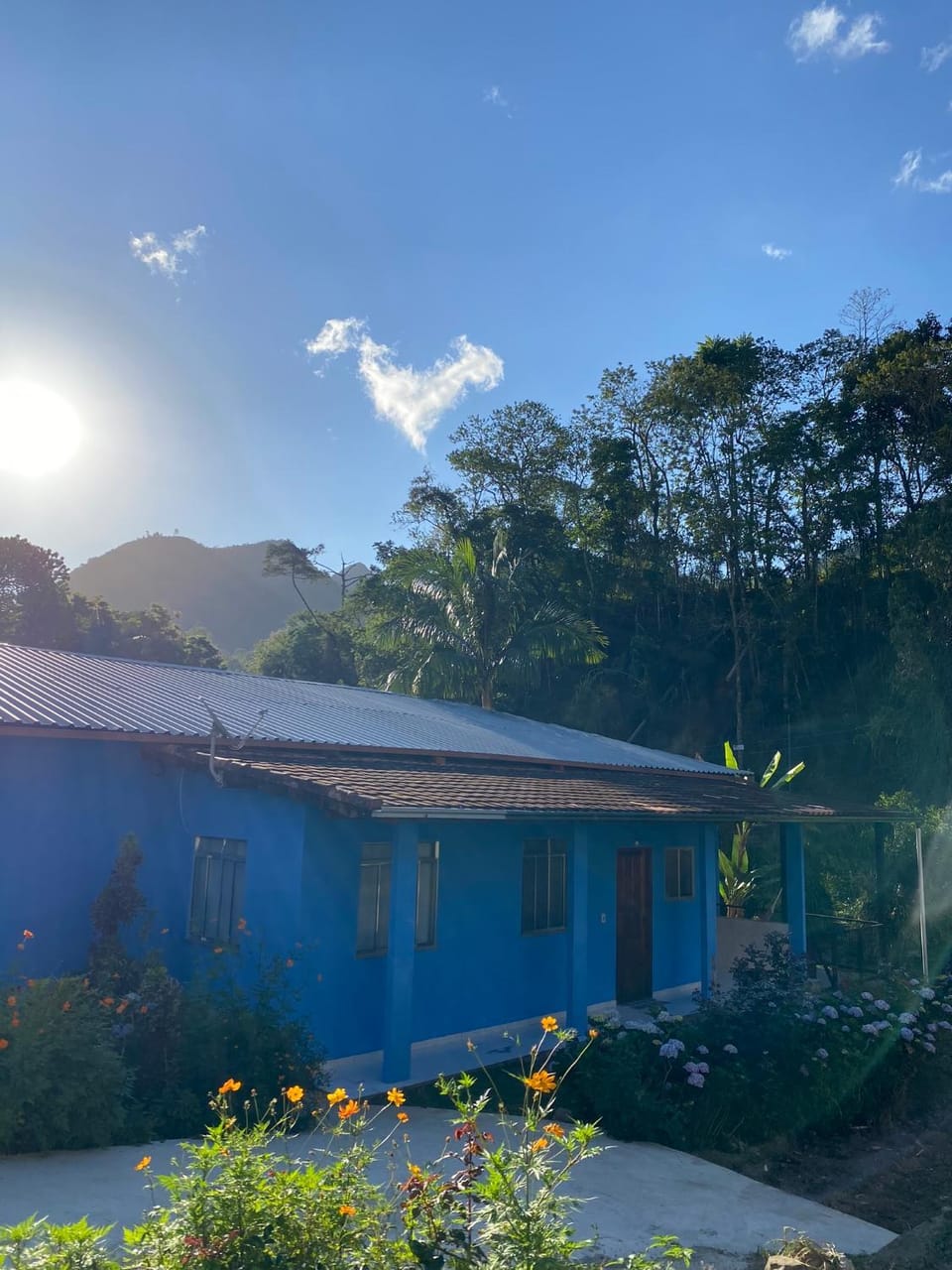 Property building, Natural landscape, Mountain view