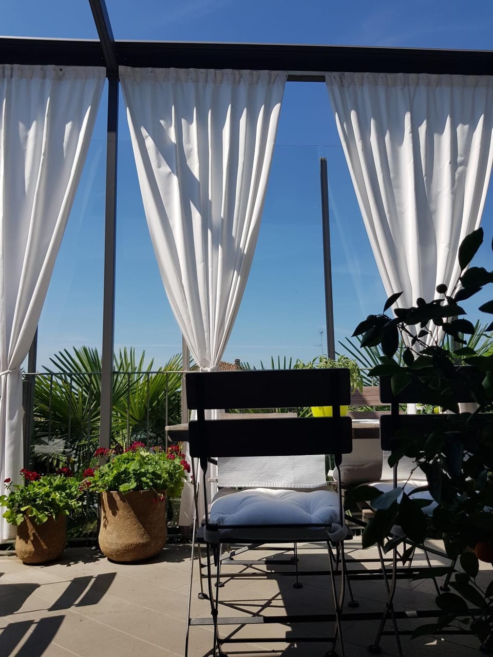 Patio, Balcony/Terrace, Garden view