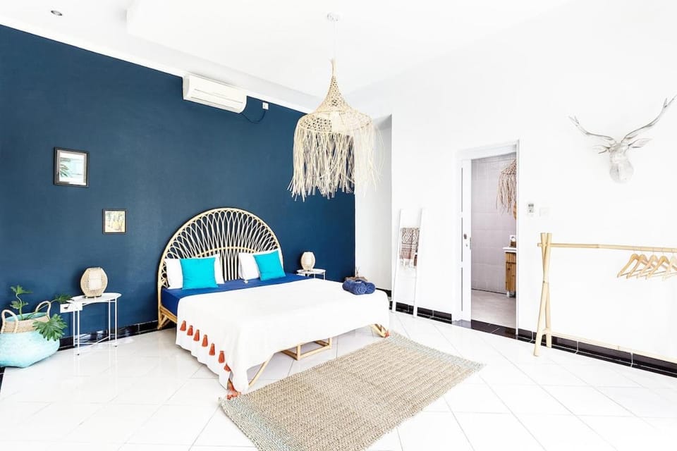 Boho Haven with pool & garden in prime location Villa in North Kuta