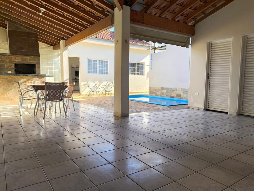 Patio, Dining area, Pool view, Swimming pool