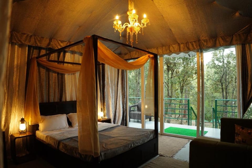 Lux Tent in Majkhali w Heated Pool Tarumarg A Luxury tent in Uttarakhand