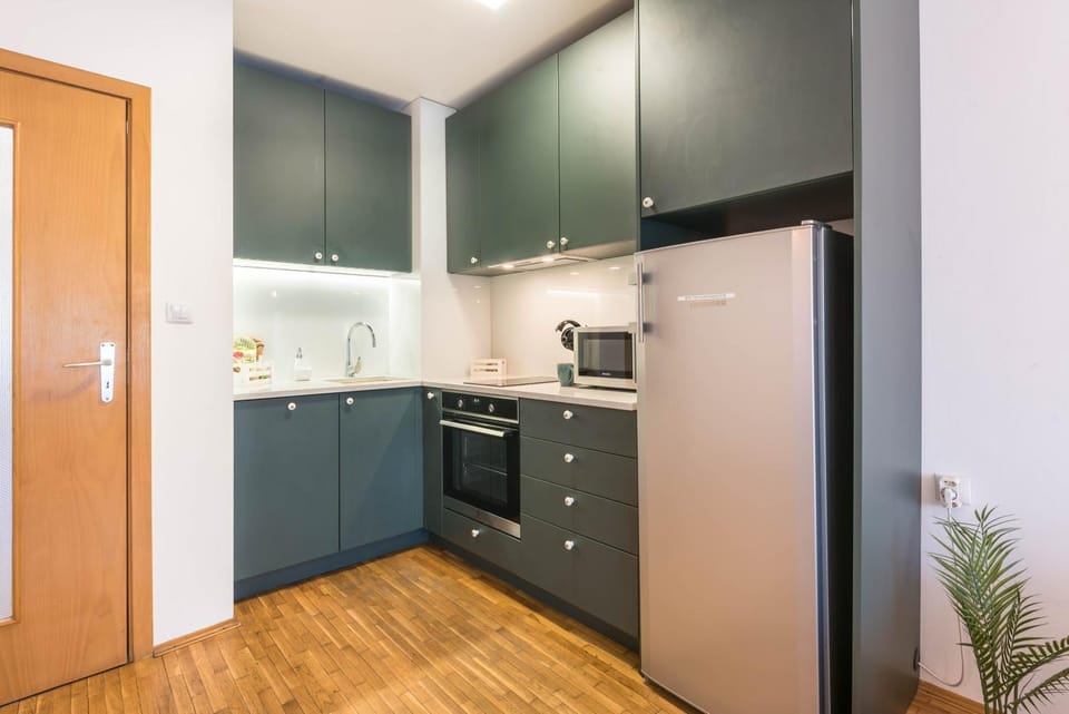 Kitchen or kitchenette, dishwasher