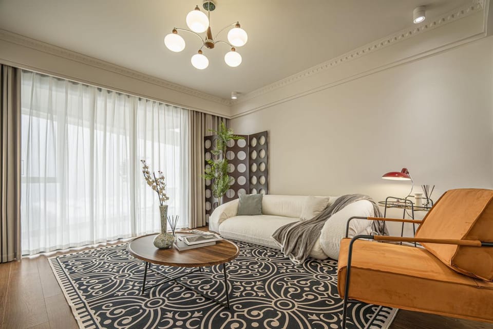 Living room, Photo of the whole room, Seating area