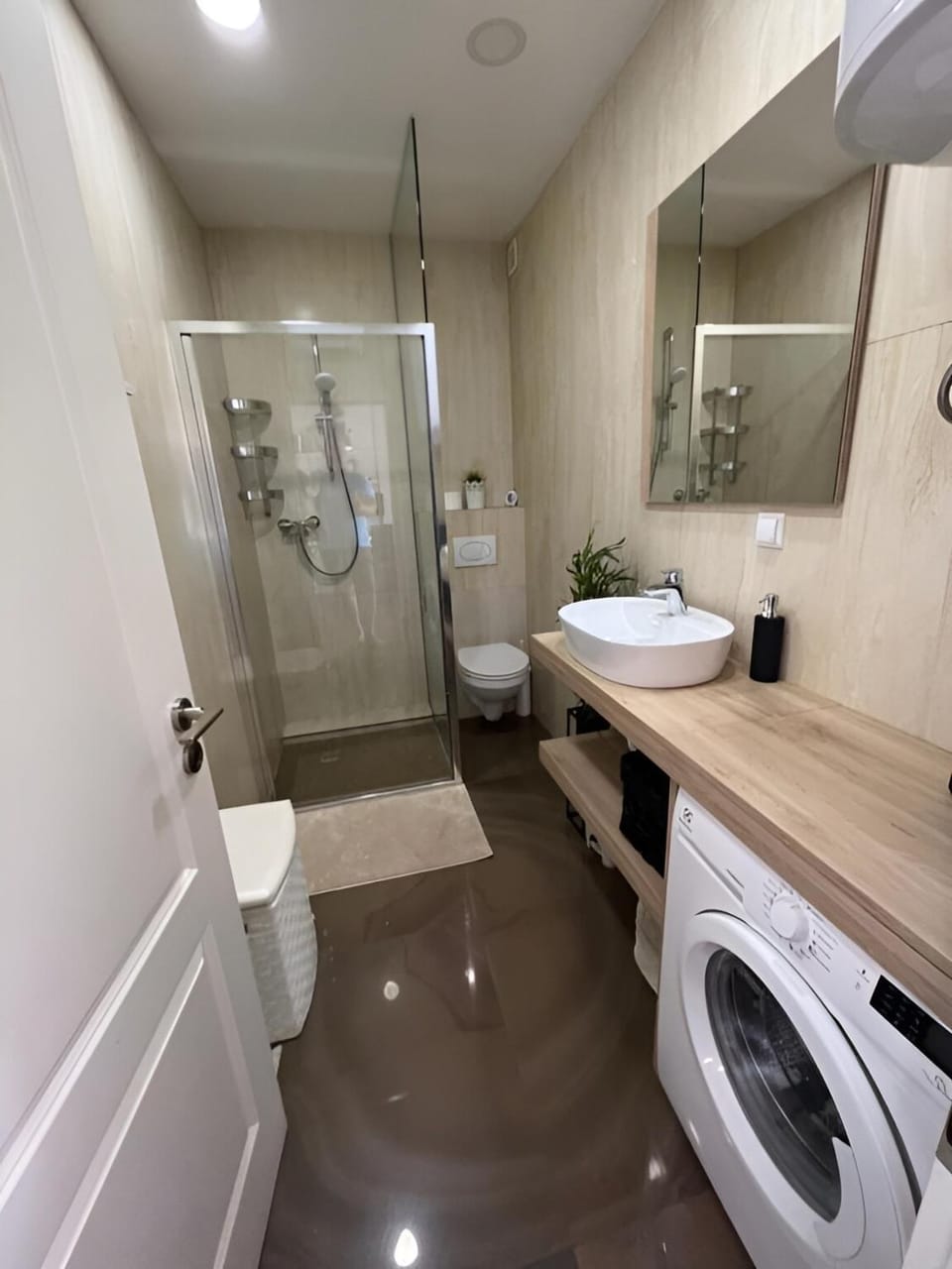Shower, Toilet, Bathroom, washing machine