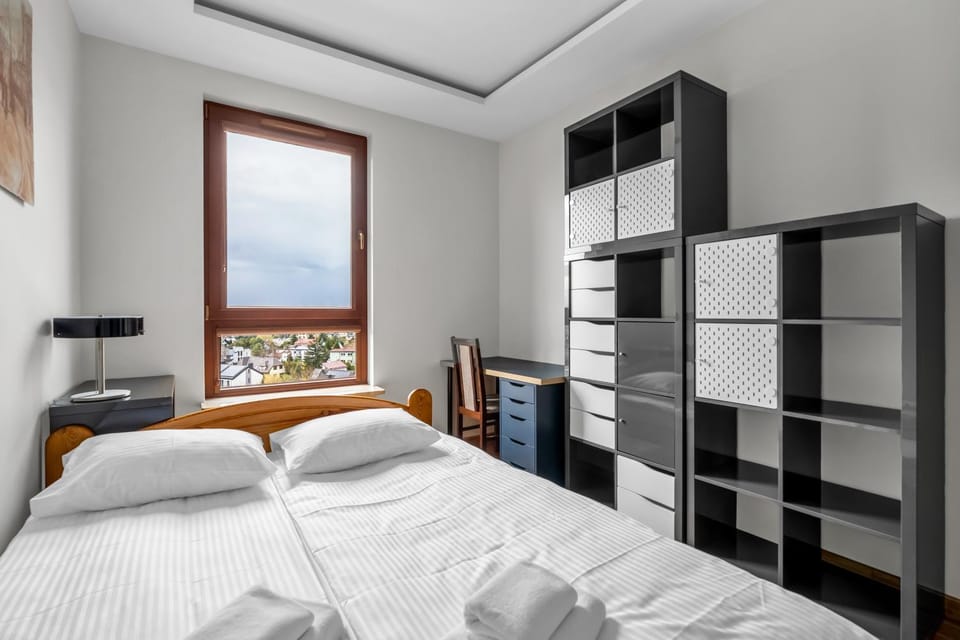 Bed, Photo of the whole room, Bedroom, towels, wardrobe