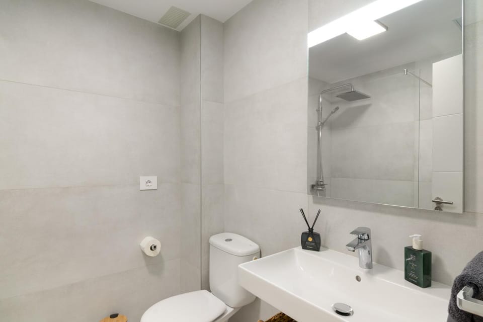 Bathroom, Living room