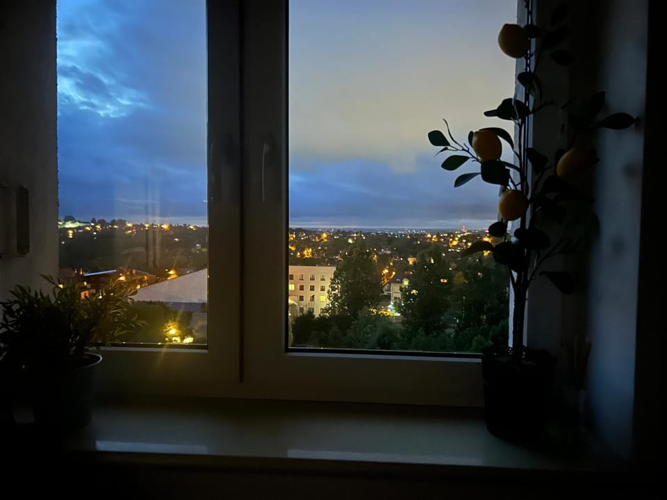 City view, City view, Quiet street view