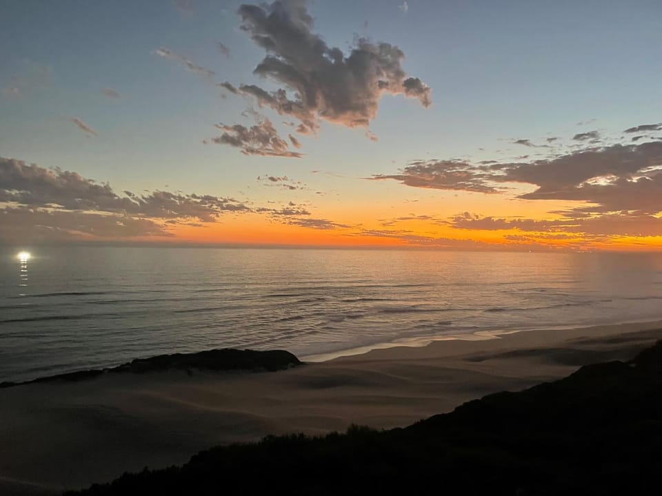 Natural landscape, Beach, Sea view, Sunset