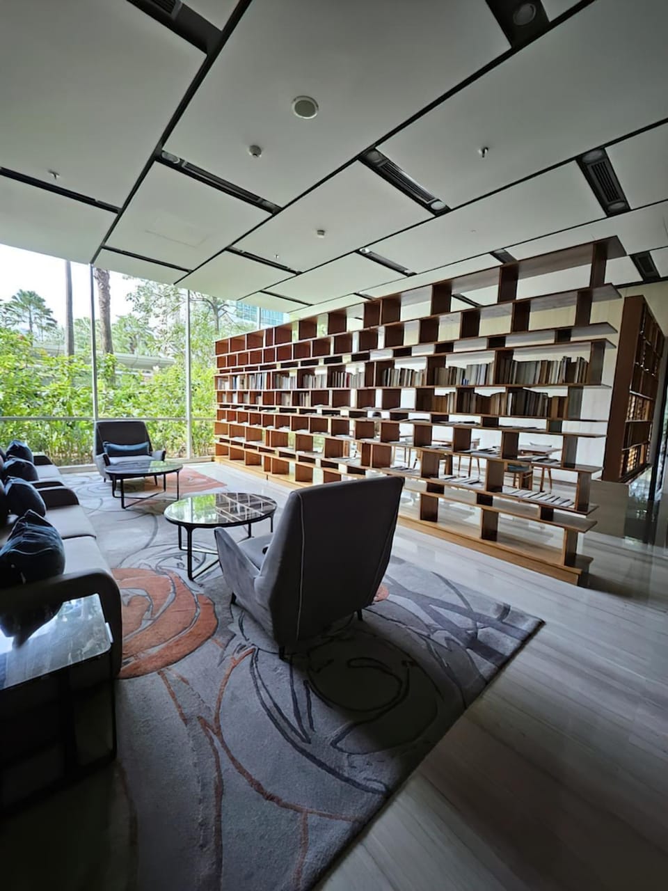 Library, Seating area