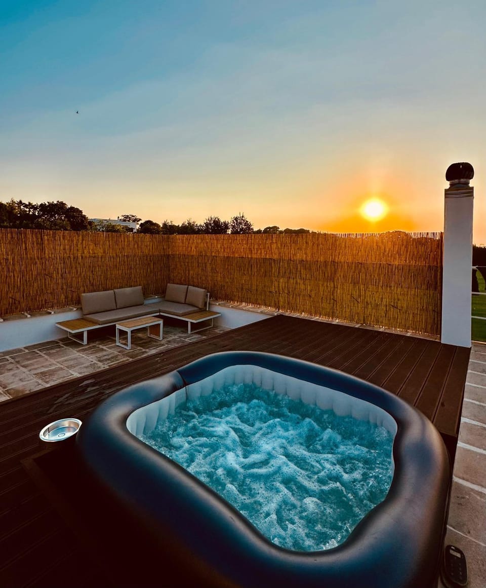 Hot Tub, Sunset