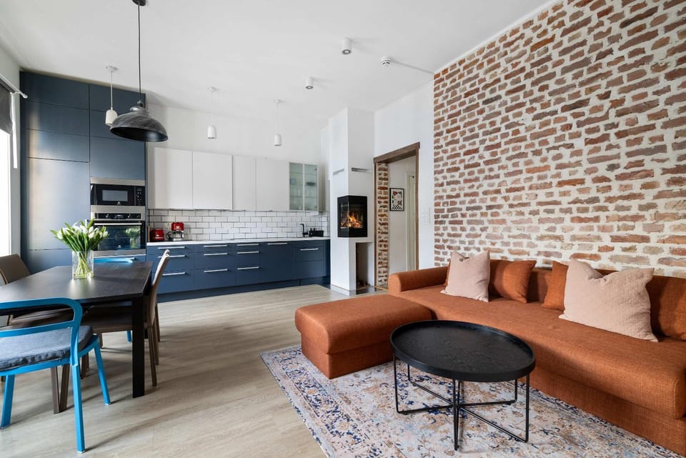 Kitchen or kitchenette, Living room, Seating area, Dining area, pet friendly