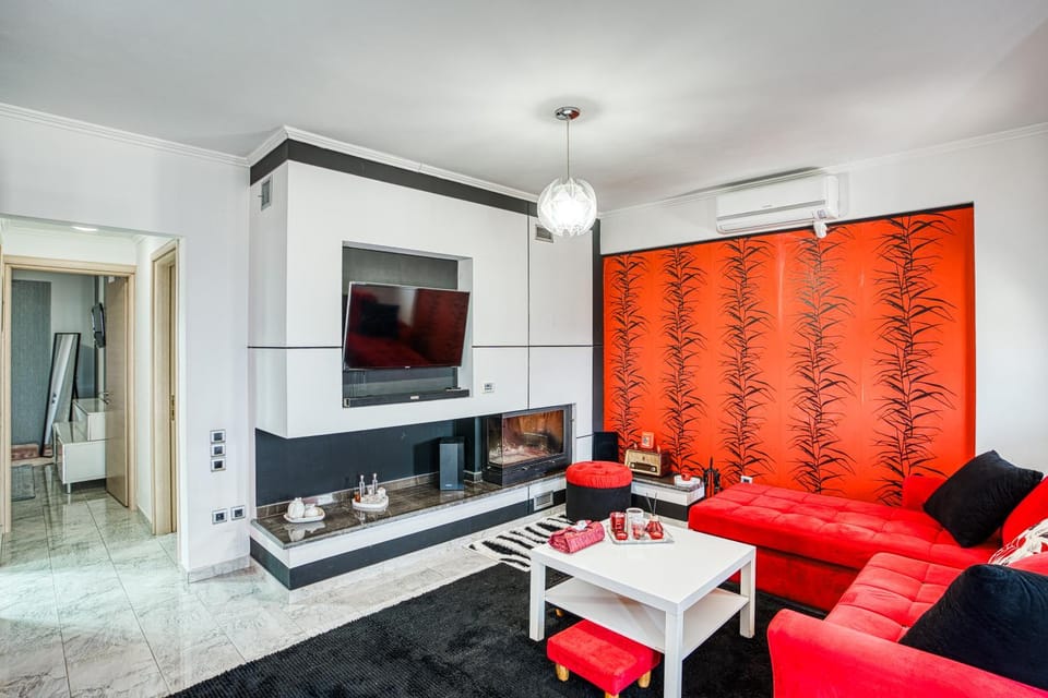 Living room, Seating area, air conditioner