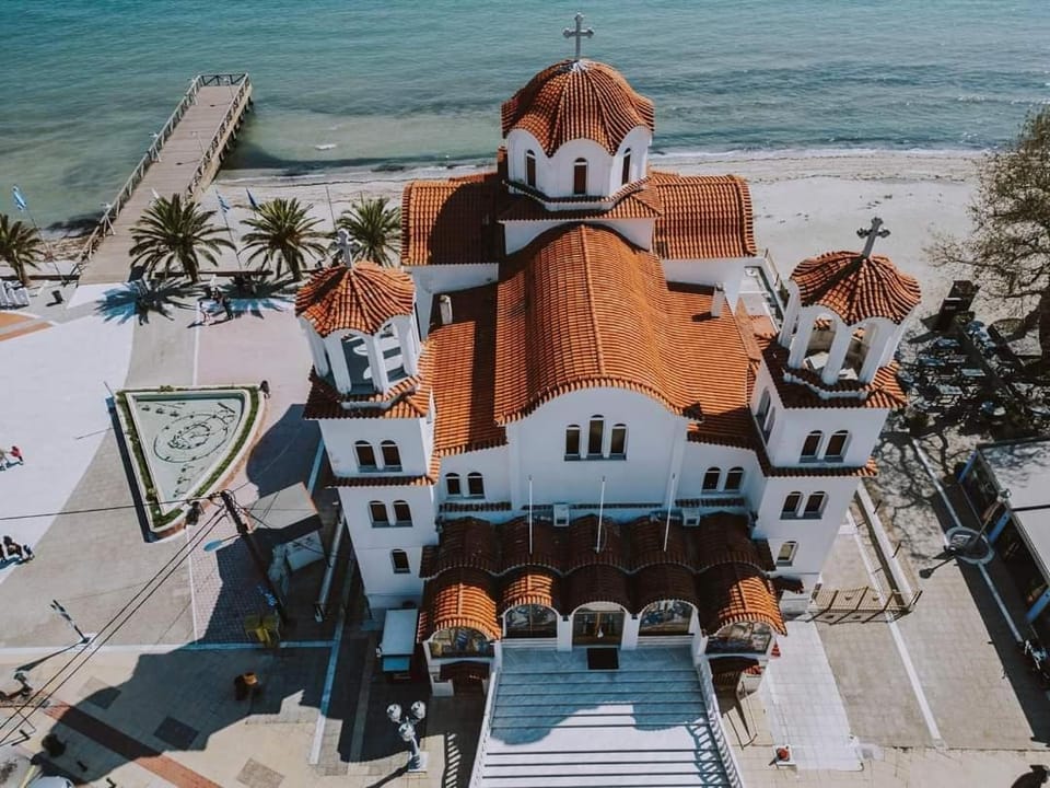 Nearby landmark, Day, Natural landscape, Bird's eye view, Beach, Sea view, Location