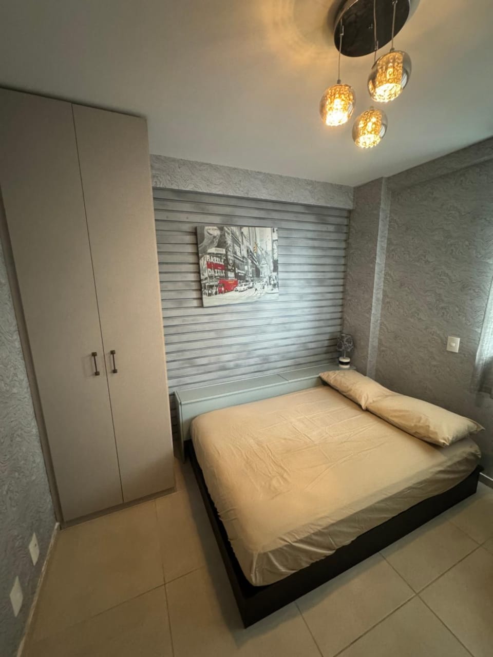 Bed, Photo of the whole room, Bedroom, wardrobe