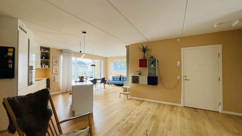 Kitchen or kitchenette, Living room
