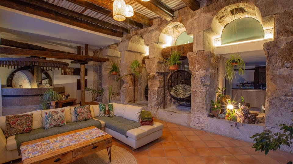 Living room, Seating area, Inner courtyard view