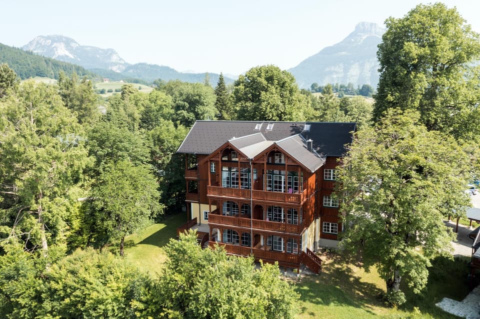 Property building, Natural landscape, Mountain view