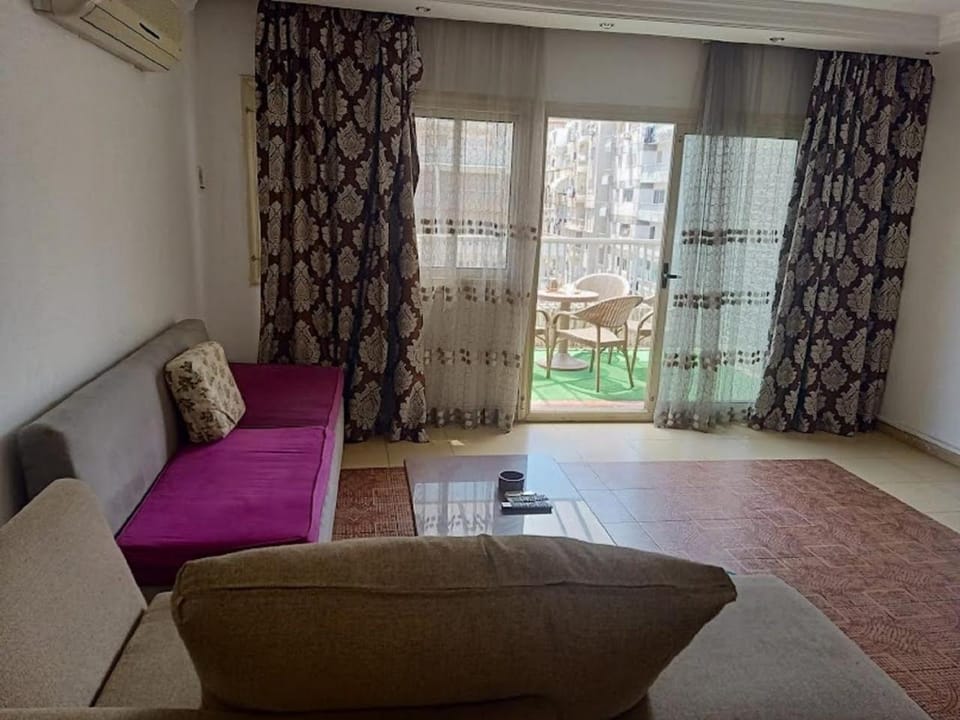 Bed, View (from property/room), Balcony/Terrace, Living room, Photo of the whole room, Seating area, Dining area