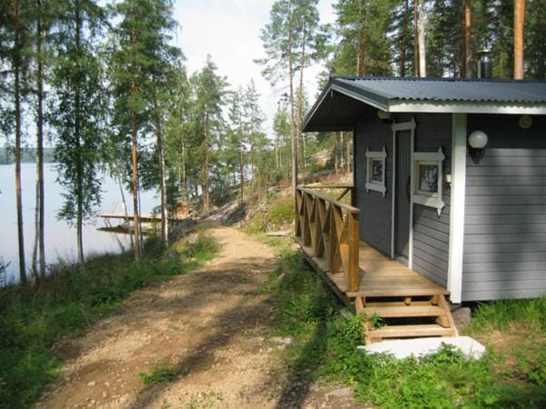 Day, Natural landscape, Sauna, Lake view