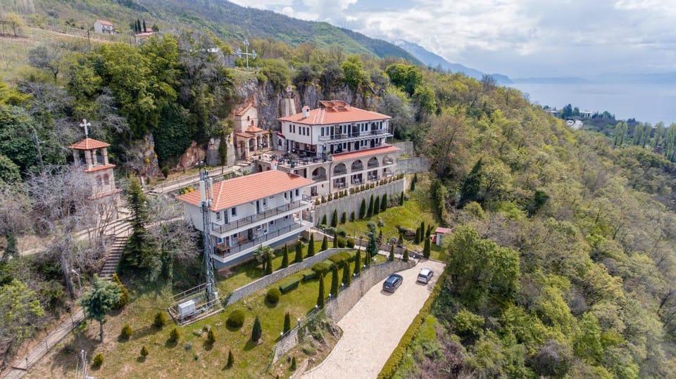 Property building, Natural landscape, Bird's eye view
