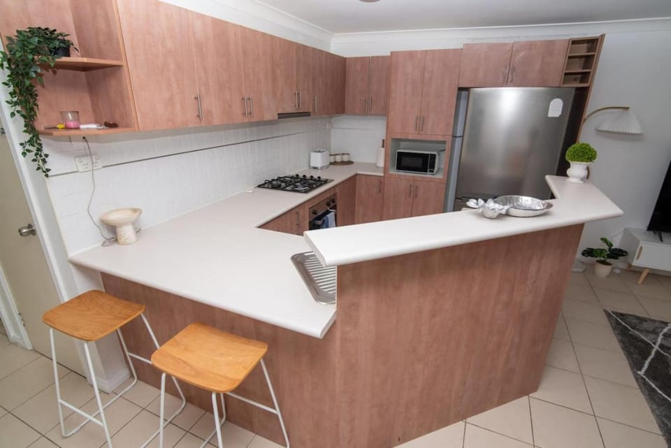 Kitchen or kitchenette, oven, stove