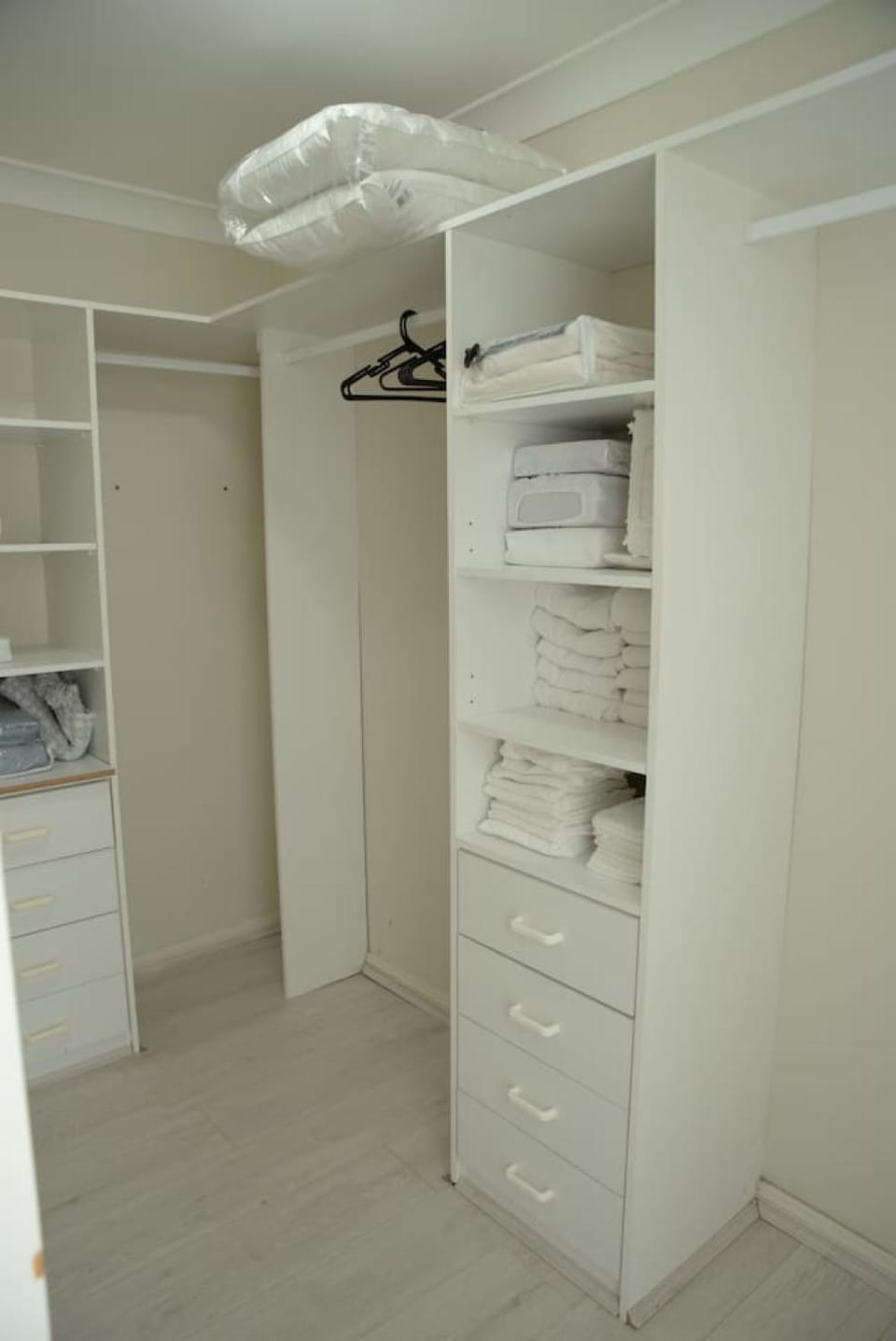 towels, wardrobe