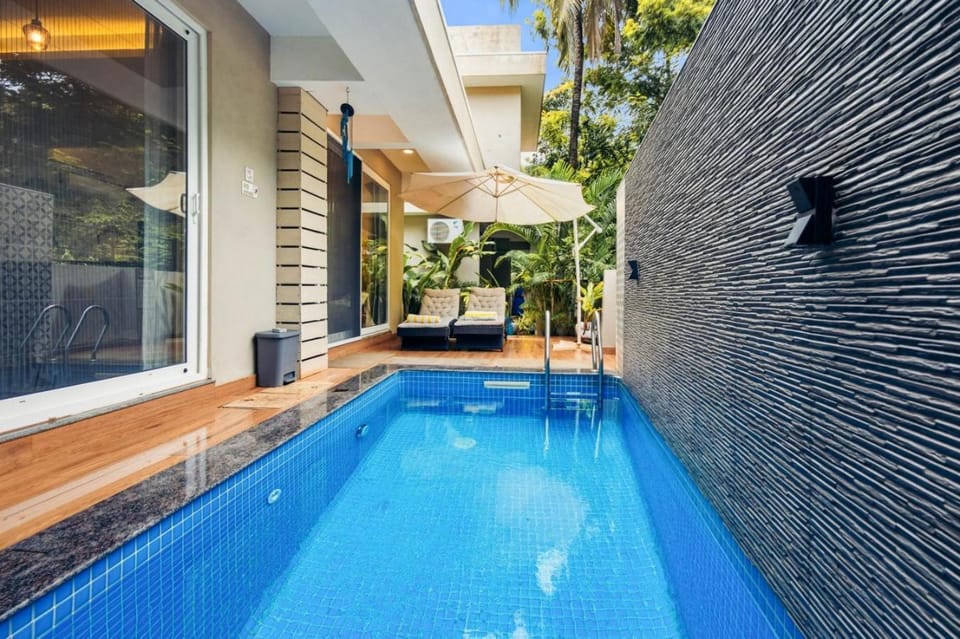 The Green Door Villa Varca Beach with Private pool Villa in Benaulim