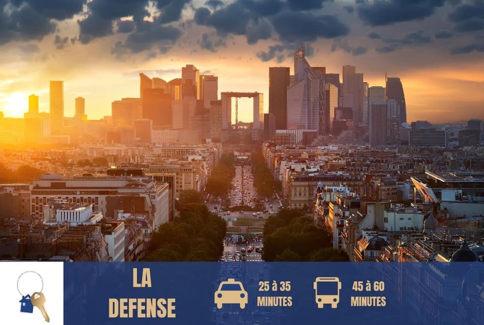 9 min de la Basilique Saint-Denis - 10 voyageurs Apartment in Saint-Denis, France