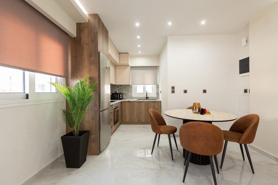 Kitchen or kitchenette, Living room, Seating area, Dining area, oven, stove