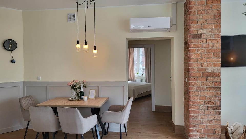 Dining area, air conditioner