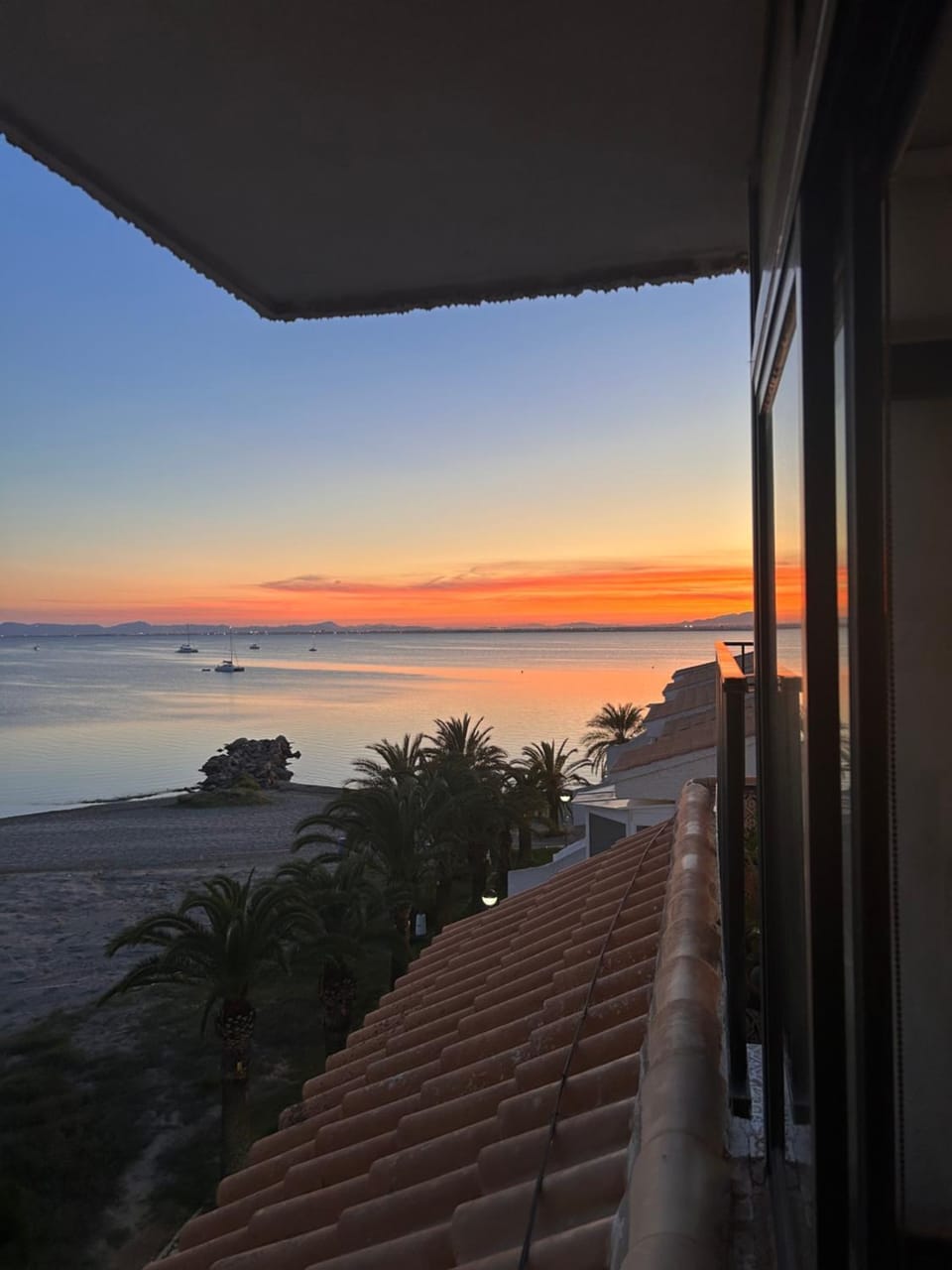 View (from property/room), Beach, Sea view, Sunset