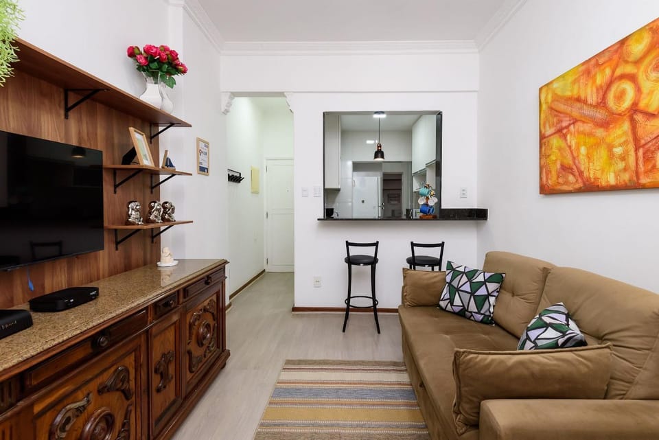 BDR & living room 450m from the beach | RC 34/506 Apartment in Rio de Janeiro