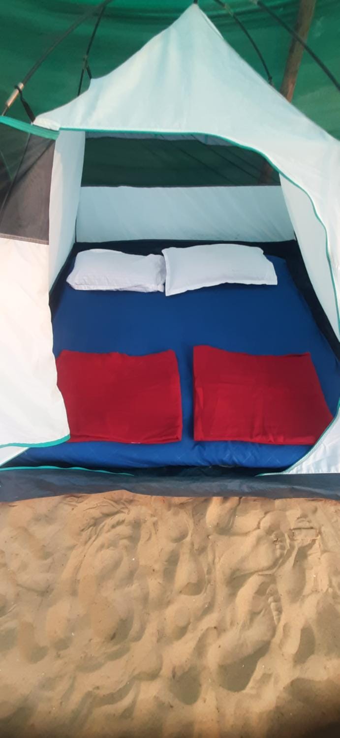 Honnavar Island beach tent stay Luxury tent in India