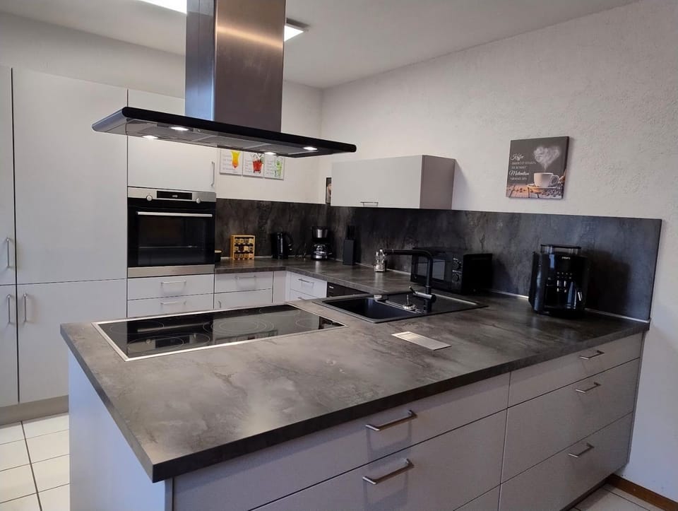 Kitchen or kitchenette, dishwasher, minibar, stove