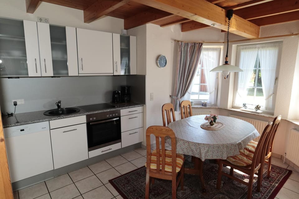 Kitchen or kitchenette, Dining area, dishwasher, stove