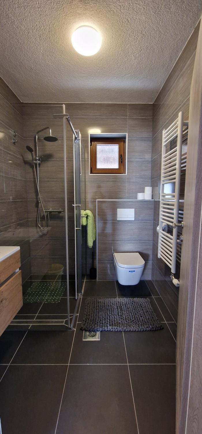 Shower, Toilet, Bathroom, towels