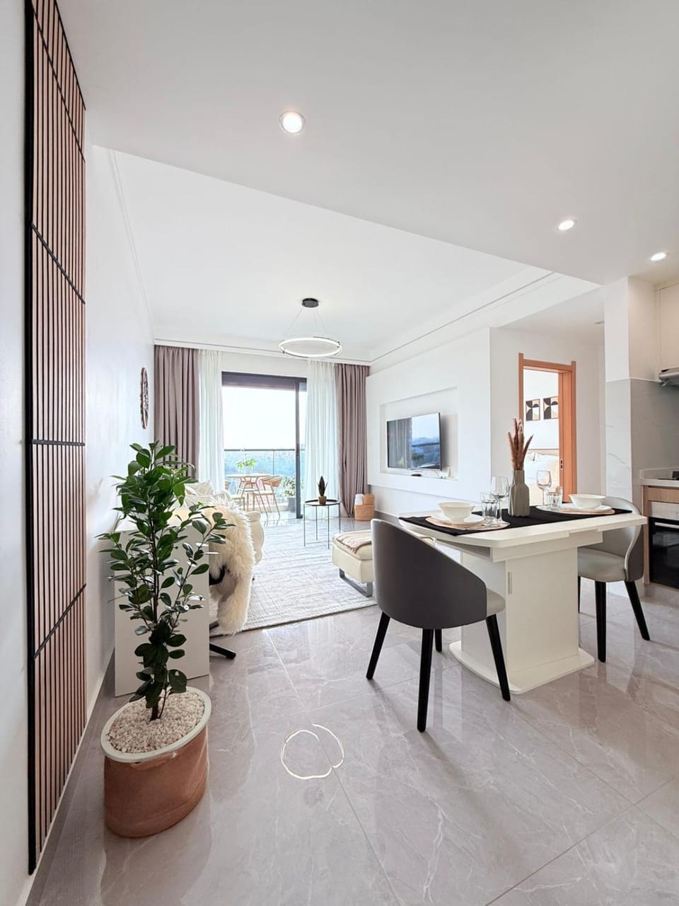 Communal lounge/ TV room, Living room, Seating area, Dining area