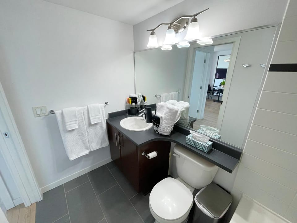 Toilet, Bathroom, towels