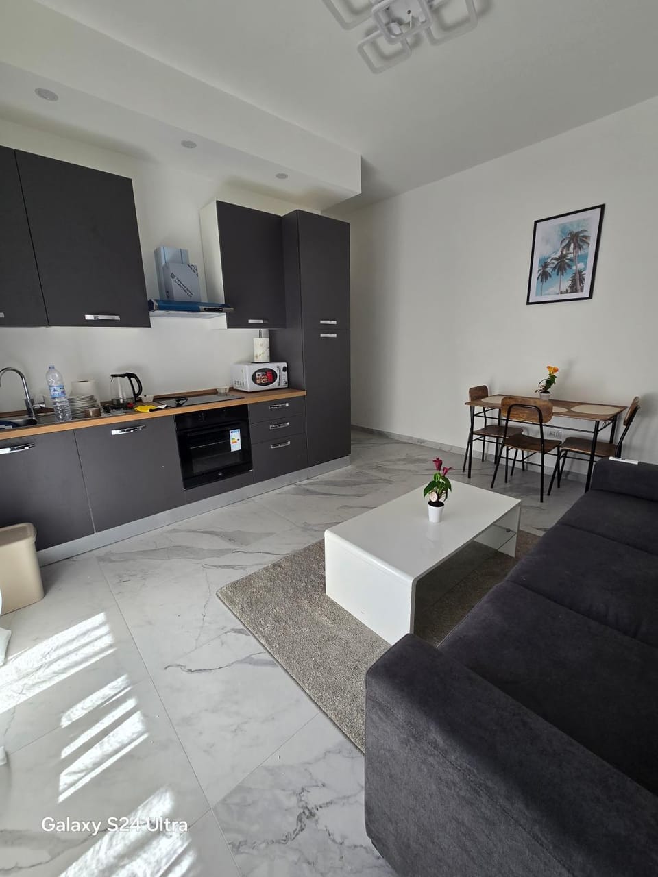 Living room, Seating area, Dining area, stove